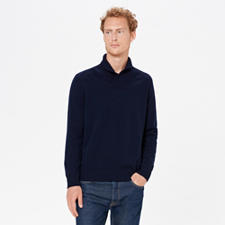 MEN SHAWL COLLAR, BLUE NAVY, SIZE M