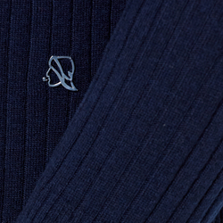 UNISEX FLAT RIBBED CREW NECK, BLUE NAVY, SIZE XL