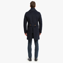 MAESTRALE MEN PEACOAT, DARK NAVY, SIZE 54