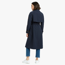 WOMEN MARINA RAINCOAT, DARK NAVY, SIZE 40