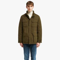 MEN BRUSHED COTTON HURRICANE FIELD, MILITARY GREEN, SIZE 44