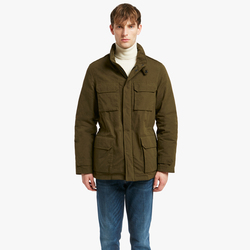 MEN BRUSHED COTTON HURRICANE FIELD, MILITARY GREEN, SIZE 54