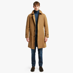 FIORI CHIARI MEN RAINCOAT, CAMEL, SIZE 54