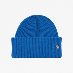 WOOL BEANIE WITH BRASS RIVET, BLUETTE, ONE SIZE