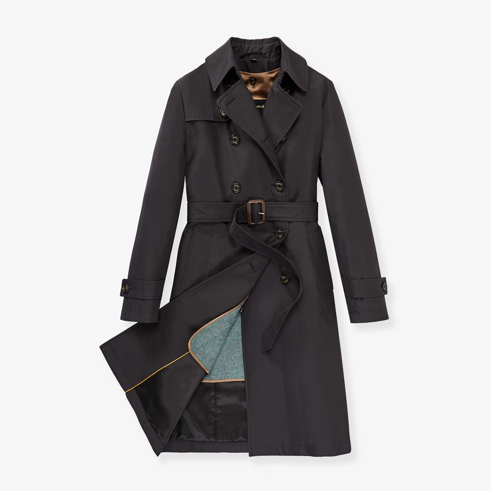 Sealup - TRENCH COAT NAUSICA WITH DETACHABLE SHETLAND LINING