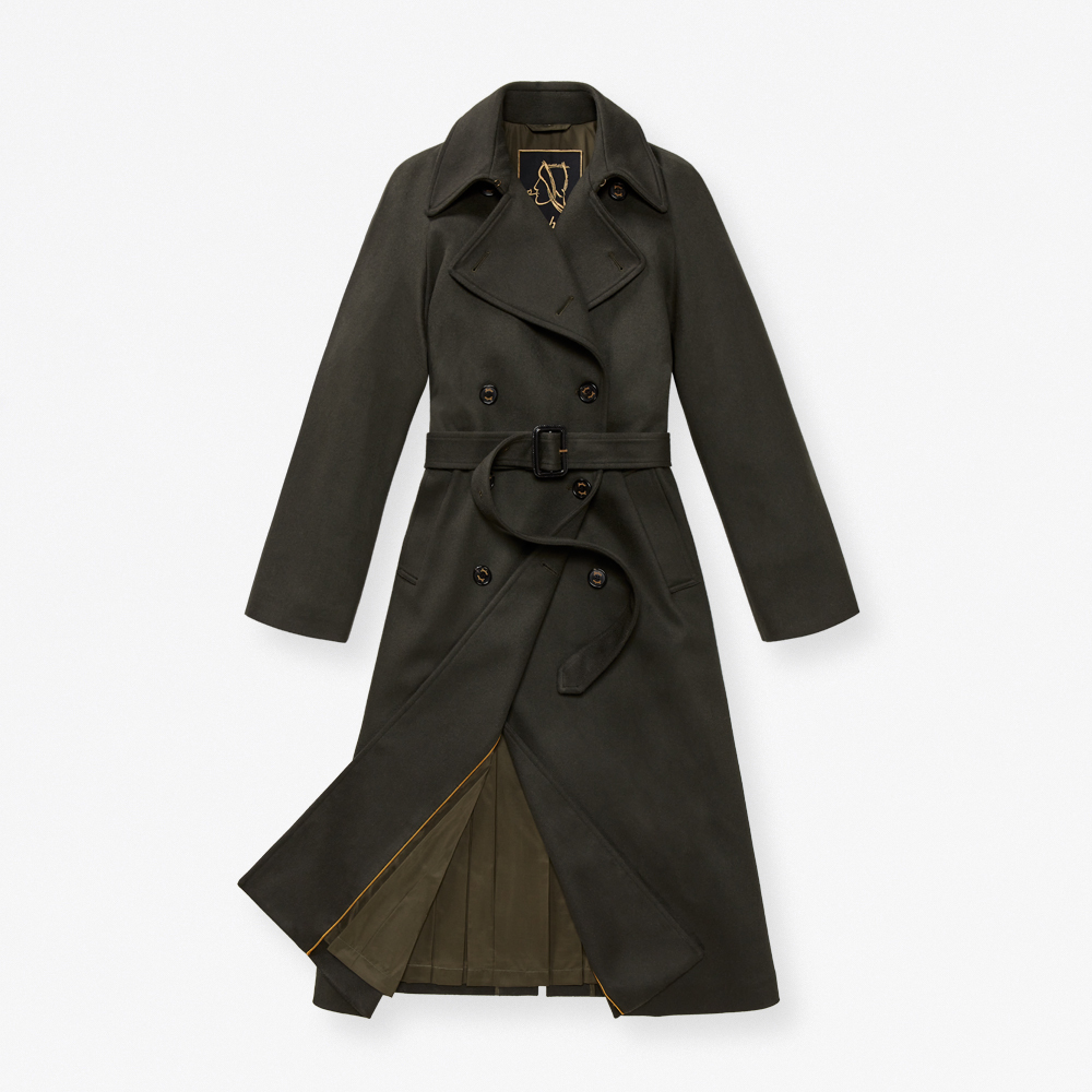 Sealup - VIRGIN WOOL AURORA COAT WITH PLEATED LINING